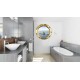 Stickers trompe l'oeil hublot L'ours polaire