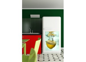 Stickers frigo Citron jaune