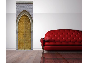 Stickers trompe l'oeil Porte marocaine