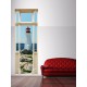 Stickers trompe l'oeil porte Le phare