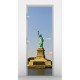 Stickers pour porte Statue de la liberté