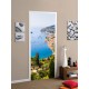Stickers pour porte La côte d'azur