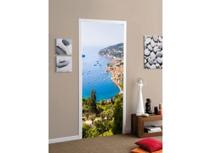 Stickers Porte Poster Beau Paysage De Cascade 90 X 210 Cm Papier Peint  Porte Trompe L'Oeil Pour Salon Chambre Décoration De La Maison Stickers  Muraux