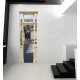 Stickers trompe l'oeil porte New York