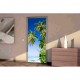 Stickers pour porte Plage des tropiques