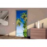 Stickers pour porte Plage des tropiques