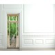 Stickers trompe l'oeil porte Sentier en foret