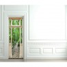 Stickers trompe l'oeil porte Sentier en foret