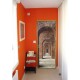 Stickers pour porte Couloir en brique