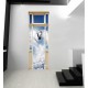 Stickers trompe l'oeil porte Snowboard