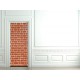 Stickers pour porte Mur de brique