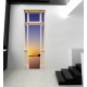 Stickers trompe l'oeil porte Coucher de soleil sur la mer