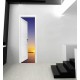 Stickers trompe l'oeil porte Coucher de soleil sur la mer