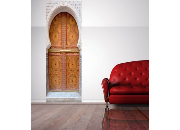 Stickers trompe l'oeil Porte marocaine