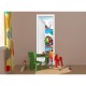 Stickers trompe l'oeil porte Véhicule pour enfants