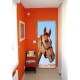 Stickers pour porte Portrait de cheval