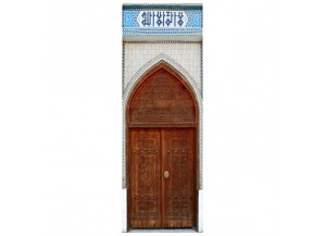 Stickers trompe l'oeil Porte marocaine