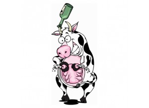 Stickers Vache à lait