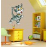 Stickers Chat gris