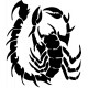 stickers Scorpion tribal