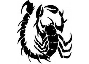 stickers Scorpion tribal