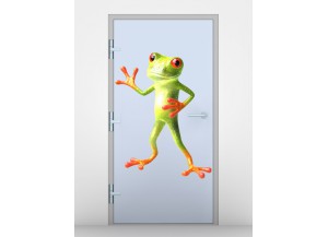 Stickers Grenouille debout