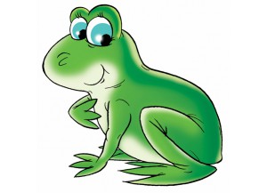 stickers Grenouille de profil