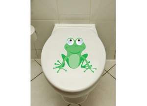 stickers Grenouille verte