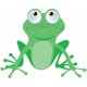 Stickers Grenouille verte