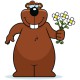 Stickers Marmotte
