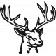 Stickers Tête de cerf