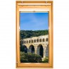 Stickers trompe l'oeil velux Pont du Gard