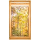 Stickers trompe l'oeil velux Forêt d'automne