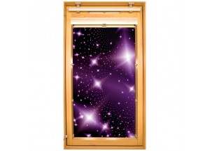 Stickers trompe l'oeil velux Les étoiles