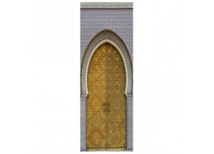 Stickers trompe l'oeil Porte marocaine