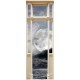 Stickers trompe l'oeil porte La lune