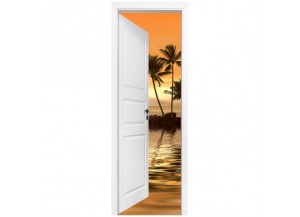 Stickers trompe porte Coucher de soleil