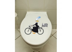 stickers Bigoudène sur son vélo