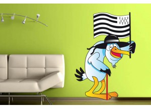 stickers Vieille mouette