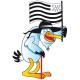 Stickers Vieille mouette