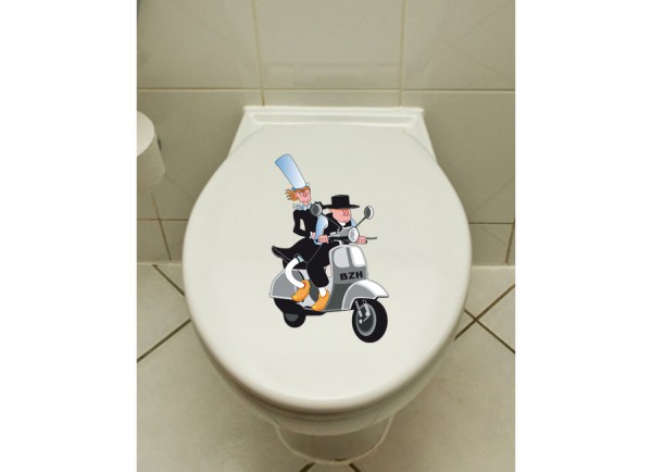 stickers Les bretons à scooter