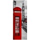 Stickers trompe l'oeil pour porte Londres