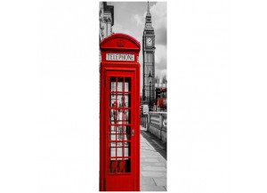 Stickers trompe l'oeil pour porte Londres