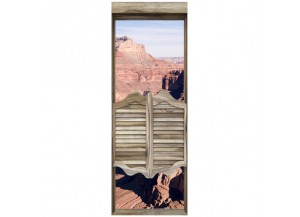 Stickers trompe l'oeil porte Le grand canyon