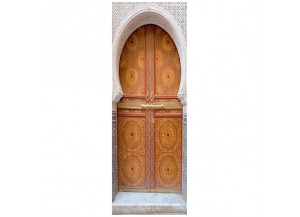 Stickers trompe l'oeil Porte marocaine