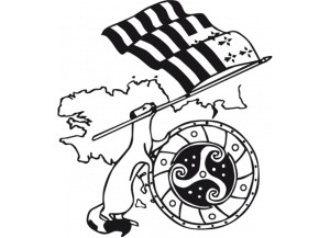 stickers Hermine et drapeau breton