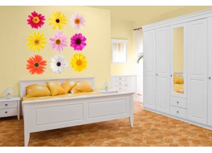 stickers Fleurs 9 gerberas