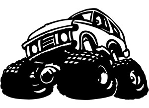 stickers Monster truck