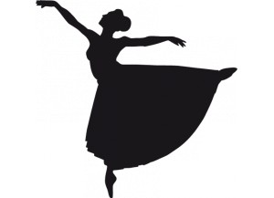 stickers Danseuse classique