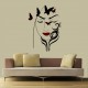 Stickers Visage papillons